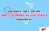 Giải bài 2.26 trang 46 Toán 8 Tập 1 SGK Kết nối tri thức